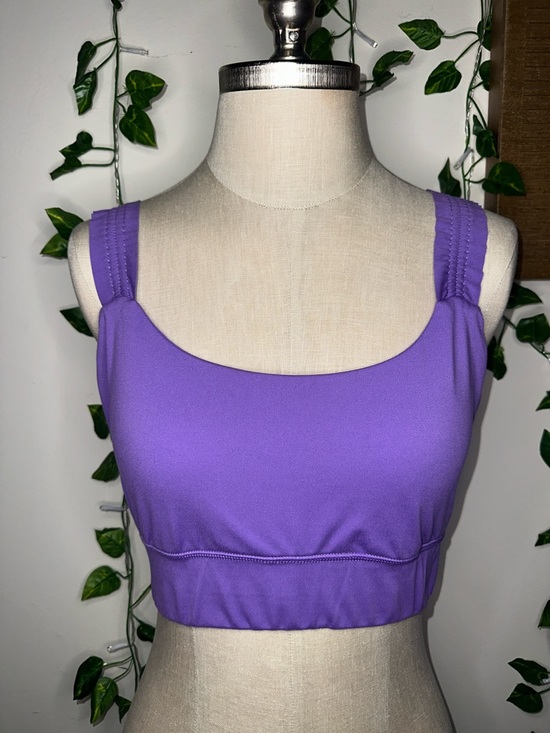 Sincerly Jules Other - Sincerely Jules Active Ruffle Strap Athletic Top Low Support Purple